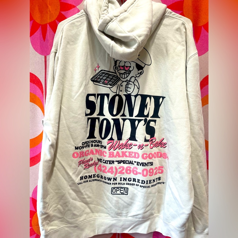 Stoney Tony’s Wake N Bake Hoodie Open 925
